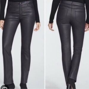 LAFAYETTE WAXED DENIM THOMPSON JEAN SZ 8 LIKE NEW- BLACK